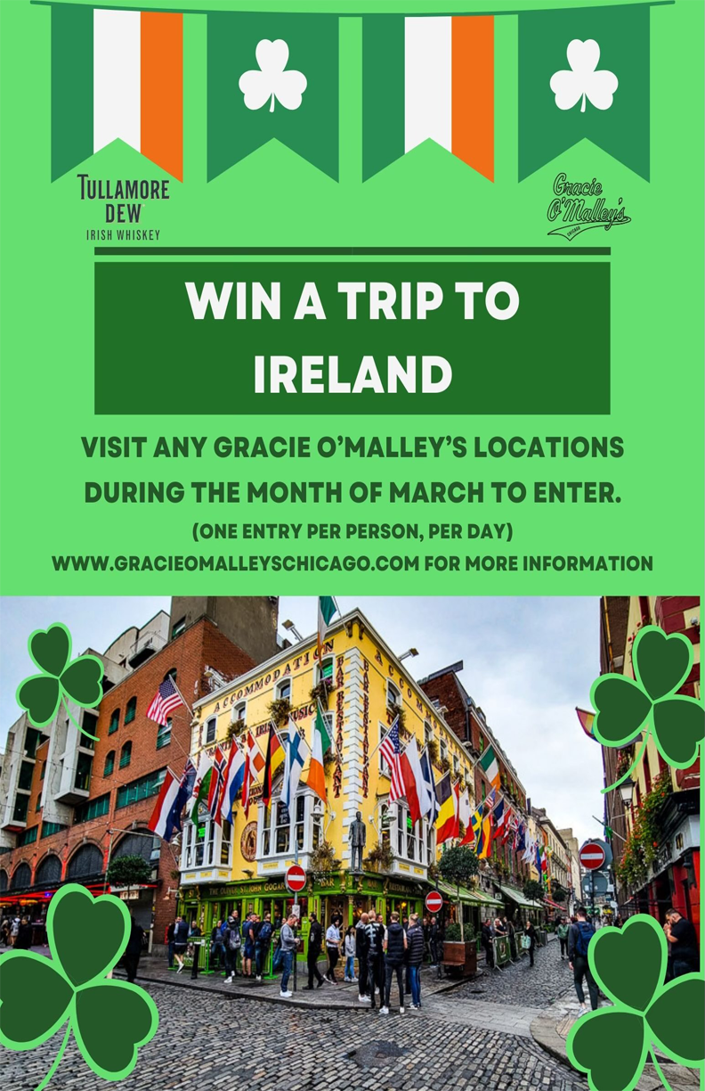WIN A TRIP TO IRELAND!