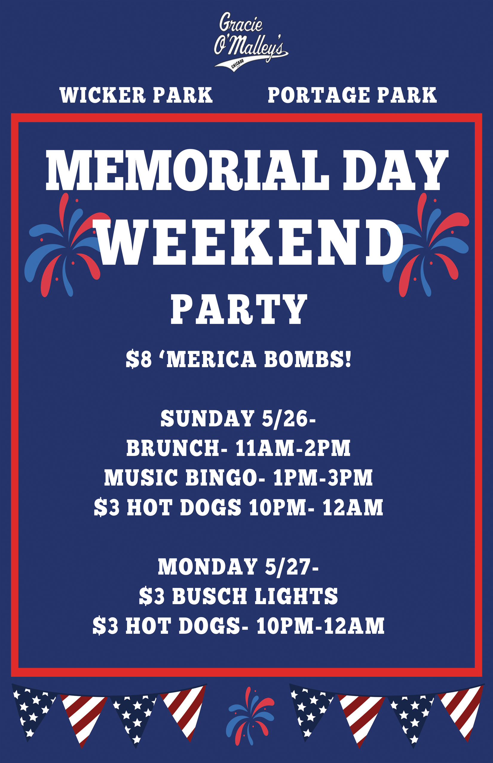 Memorial Day Weekend @ Portage Park and Wicker Park