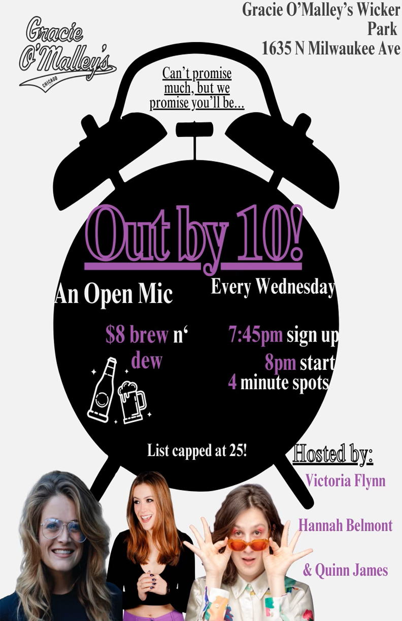 Out By 10! an Open Mic