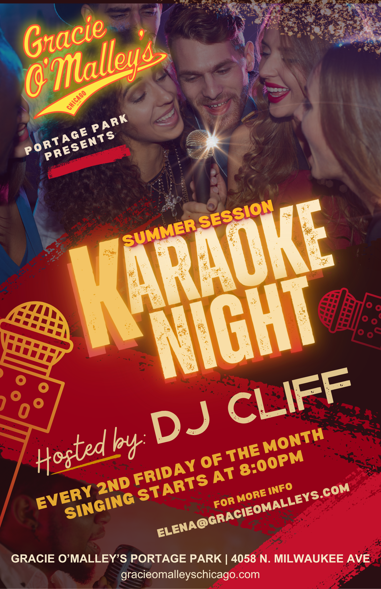 Summer Session Karaoke Night – Every 2nd Friday at 8PM