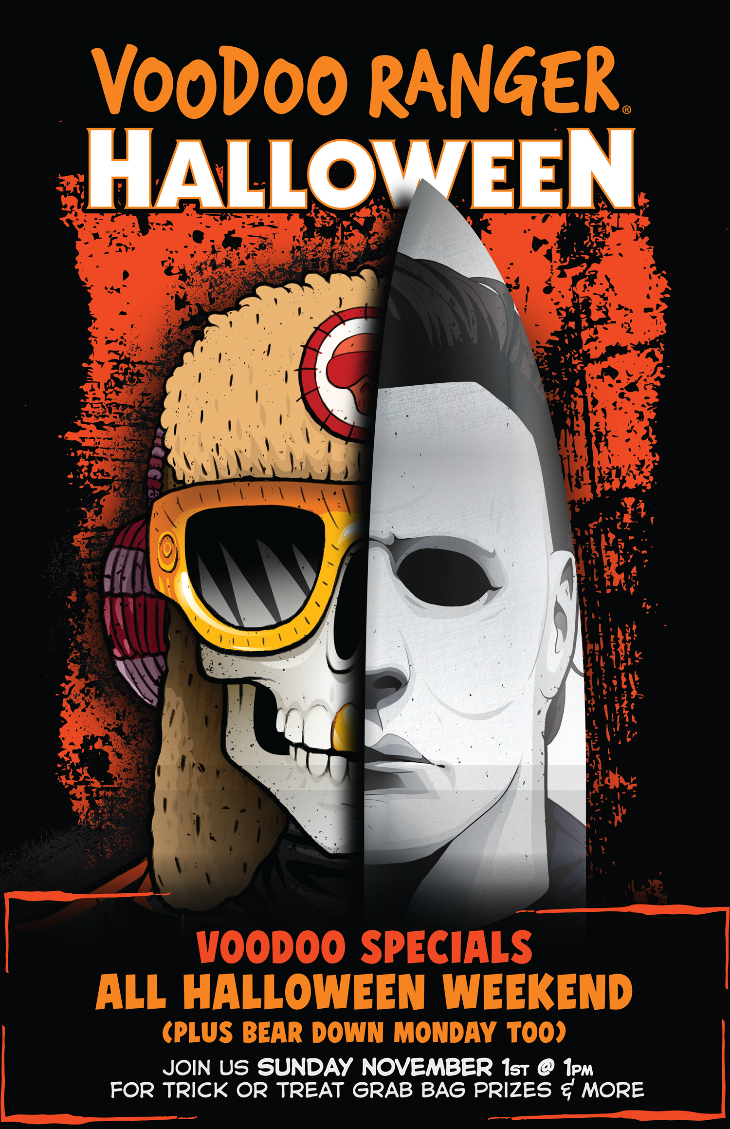 November 1 | Voodoo Ranger Halloween Weekend | Gracie O’Malley’s Edgewater